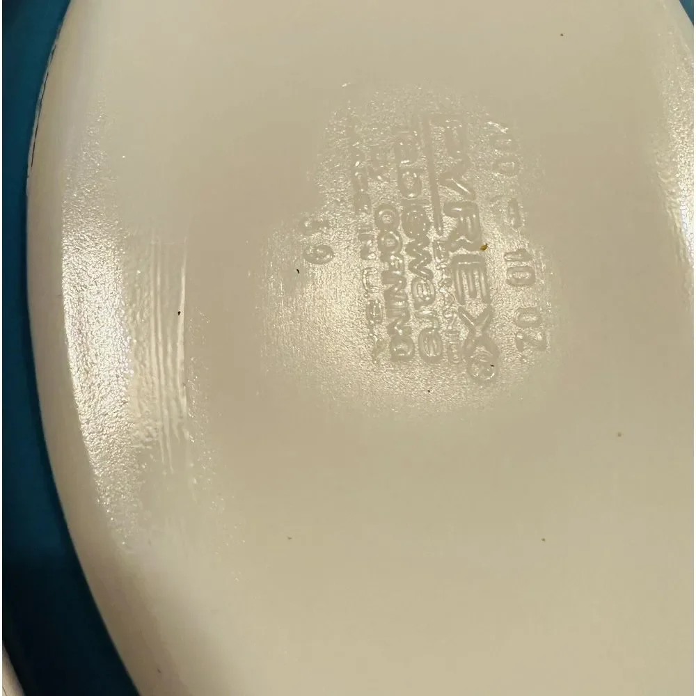 Vintage PYREX Tableware Corning  700  Oval Dish  10 oz.  BLUE  Overall  7x4 inch - Picture 7 of 7